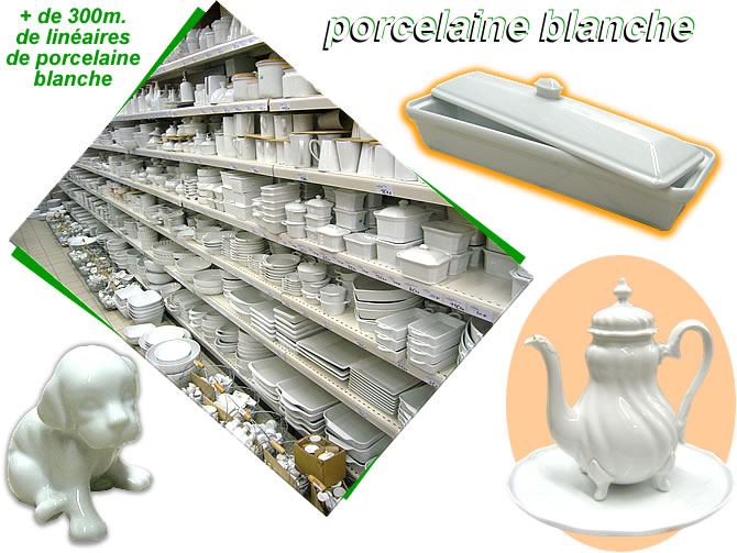 porcelaine blanche