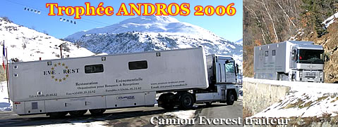 Camion traiteur Everest au Trophee Andros