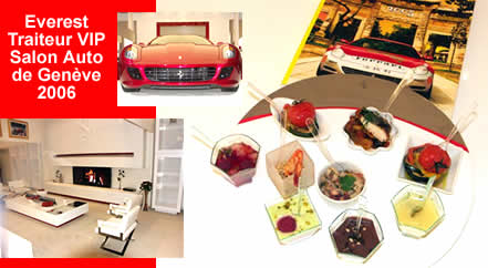 Traiteur au SALON AUTO GENEVE