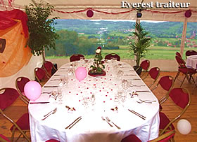 table mariage par traiteur